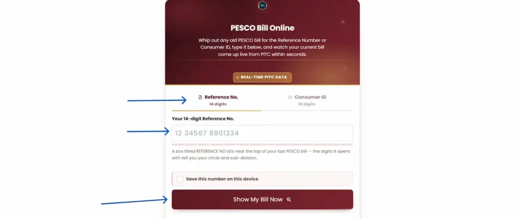 Check and Print Your PESCO Duplicate Bill Online