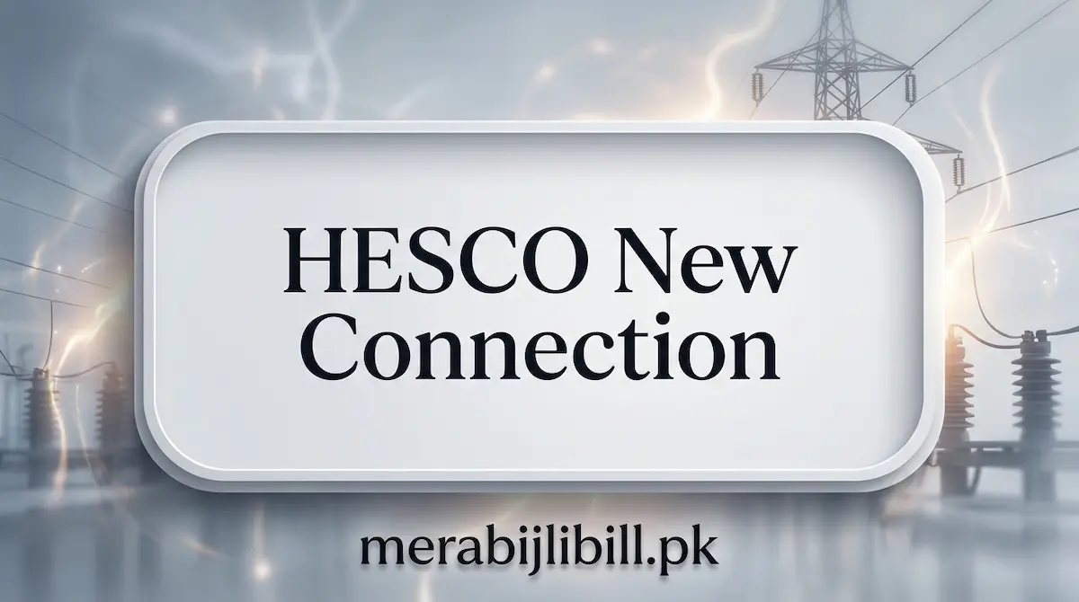 HESCO New Connection Process, Fees & Documents